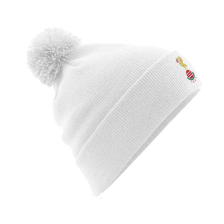 LIVERPOOL CC Original Pom Pom Beanie : White