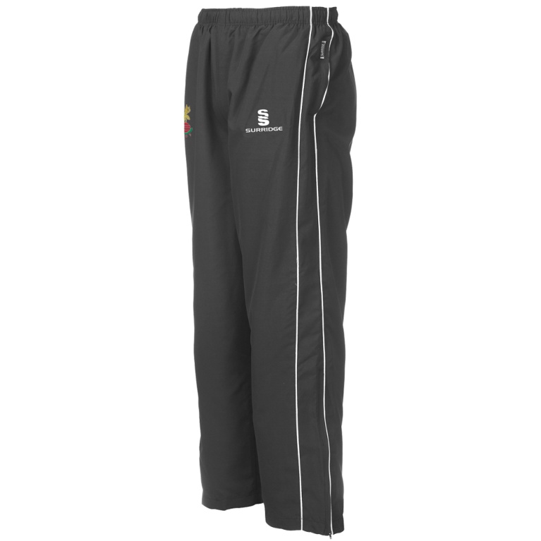 LIVERPOOL CC Classic Tracksuit Pant With Thigh Length Zip Black Mens