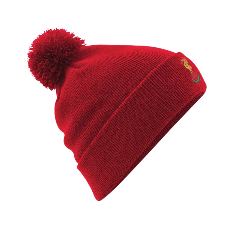 LIVERPOOL CC Original Pom Pom Beanie : Red