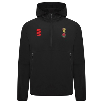 LIVERPOOL CC Dual Elite 1/4 Zip Hoody / Rain Jacket : Black